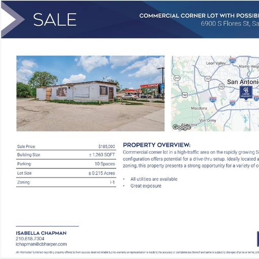 6900 S Flores St, San Antonio, TX 78221 United States | Special Purpose - Coldwell Banker Commercial
