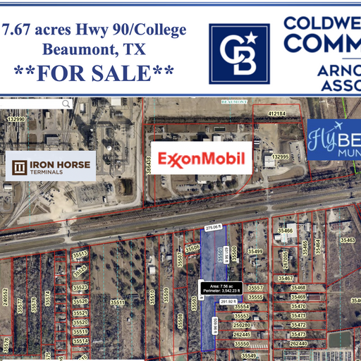 TBD Hwy 90 7.67 Acres, Beaumont, TX 77713 United States Land